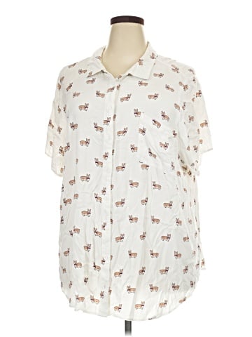 Torrid Short Sleeve Button-Down Shirt (view 1)