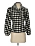 Chadwicks 100% Polyester Houndstooth Black Jacket Size 4 (petite) - photo 1