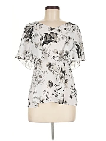 Worthington Short Sleeve Blouse (view 1)