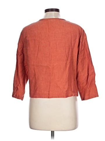Eileen Fisher 3/4 Sleeve Button-Down Shirt (view 2)