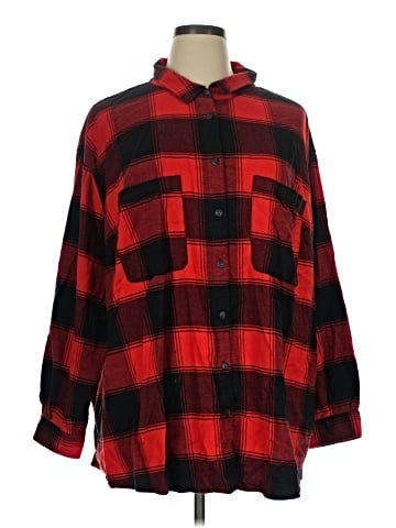 Ava & Viv Long Sleeve Button-Down Shirt (view 1)