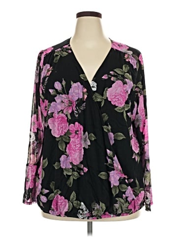 INC International Concepts 3/4 Sleeve Blouse (view 1)