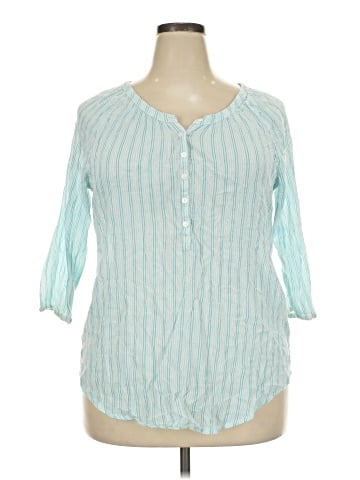 Lane Bryant 3/4 Sleeve Blouse (view 1)