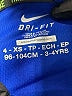 Nike 100% Polyester Blue Short Sleeve Polo Size XS (kids) - photo 4