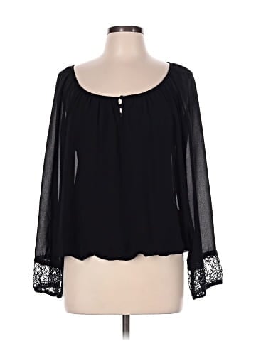 Doe & Rae Long Sleeve Blouse (view 1)