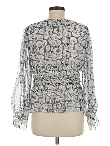 Rebecca Taylor Long Sleeve Silk Top (view 2)