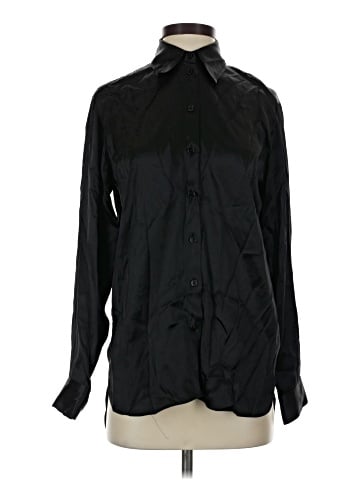 The Kooples Long Sleeve Silk Top (view 1)