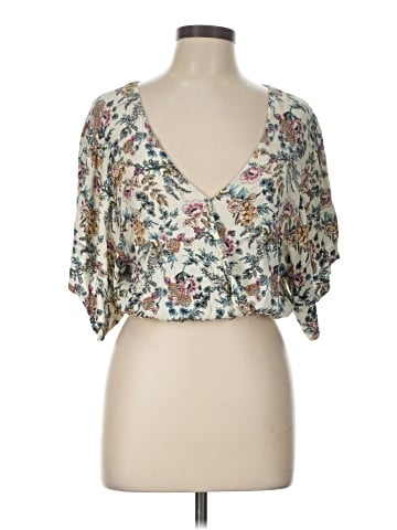 Polly & Esther 3/4 Sleeve Blouse (view 1)