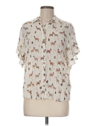 Democracy Short Sleeve Blouse (view 1)