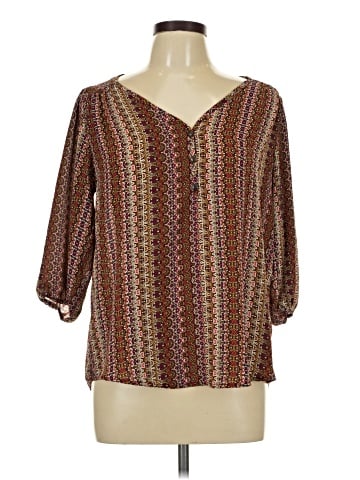 Signature Studio 3/4 Sleeve Blouse (view 1)