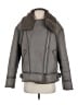 Zara 100% Polyester Gray Coat Size S - photo 1
