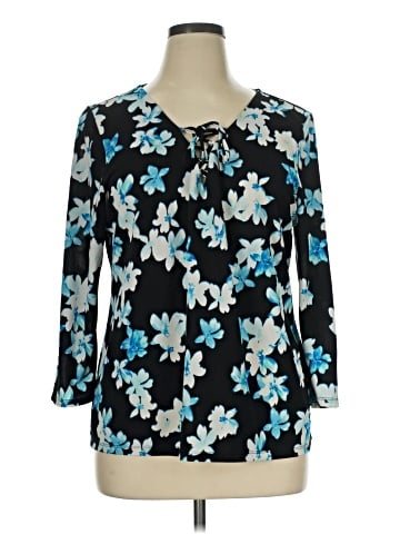 Calvin Klein 3/4 Sleeve Blouse (view 1)