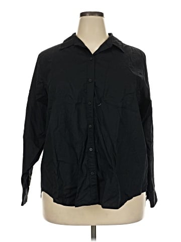 Old Navy 3/4 Sleeve Button-Down Shirt (view 1)