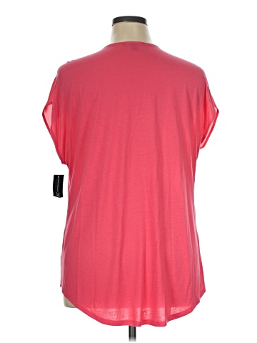 INC International Concepts Short Sleeve Blouse (view 2)