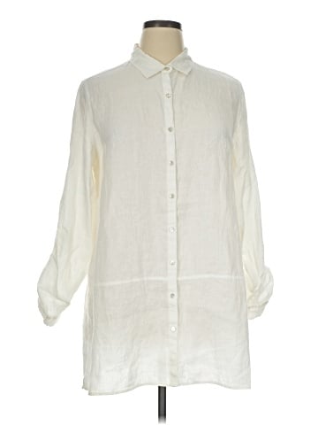 Tahari Long Sleeve Button-Down Shirt (view 1)