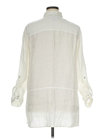 Tahari Long Sleeve Button-Down Shirt (view 2)