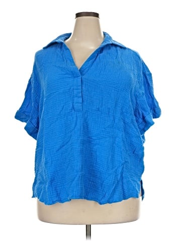 Jones & Co Short Sleeve Blouse (view 1)