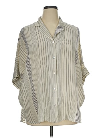 Eileen Fisher Short Sleeve Silk Top (view 1)