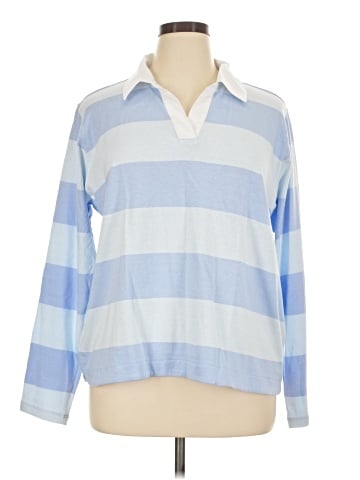 Lands' End Long Sleeve Polo (view 1)