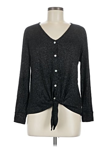 Kim & Cami Long Sleeve Henley (view 1)