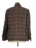 Basler Plaid Brown Wool Blazer Size EU 48 / US 18 - photo 2