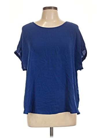 Maurices Short Sleeve Blouse (view 1)