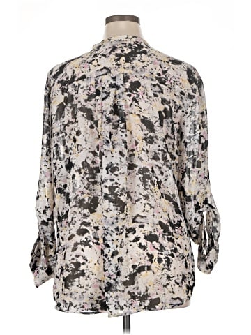 a.n.a. A New Approach 3/4 Sleeve Blouse (view 2)