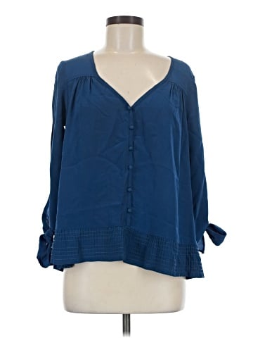 Fifteen Twenty 3/4 Sleeve Silk Top (view 1)