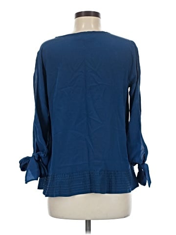 Fifteen Twenty 3/4 Sleeve Silk Top (view 2)