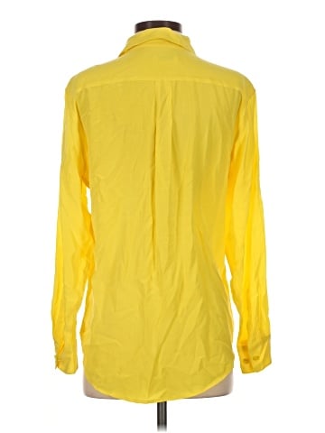 Equipment Long Sleeve Silk Top (view 2)