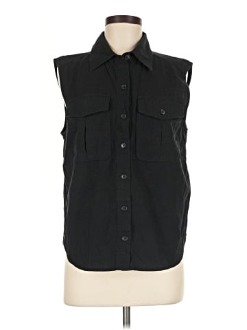 Banana Republic Factory Store Sleeveless Button-Down Shirt (view 1)