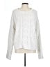 Pol 100% Polyester White Pullover Sweater Size L - photo 1