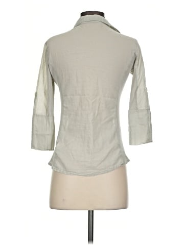 Max Studio 3/4 Sleeve Button-Down Shirt (view 2)