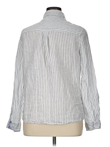 Sigrid Olsen Long Sleeve Button-Down Shirt (view 2)