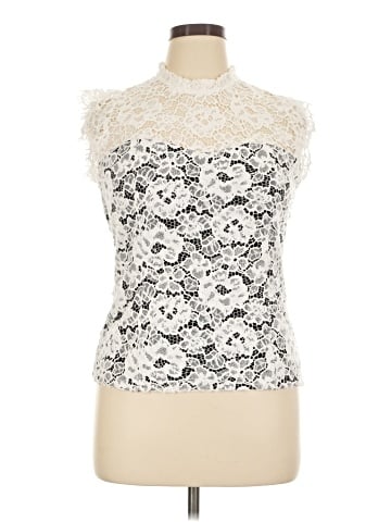 White House Black Market Sleeveless Blouse (view 1)