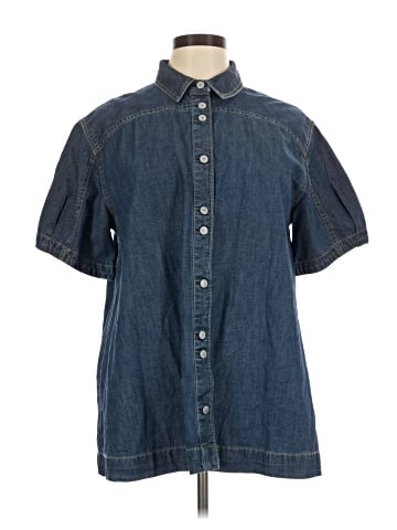 Free People Short Sleeve Button-Down Shirt (view 1)