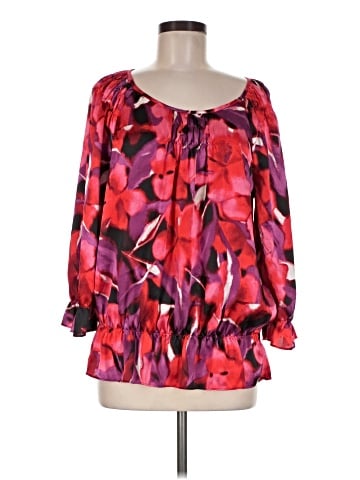 AK Anne Klein 3/4 Sleeve Blouse (view 1)