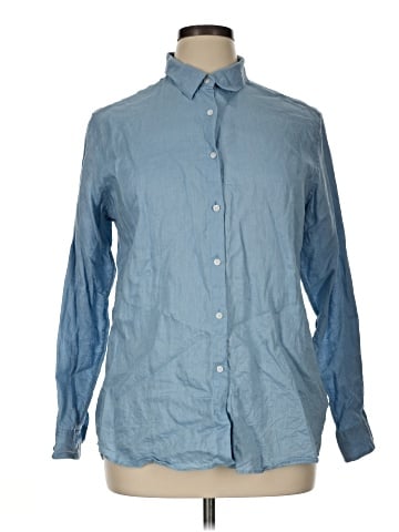 Uniqlo Long Sleeve Button-Down Shirt (view 1)