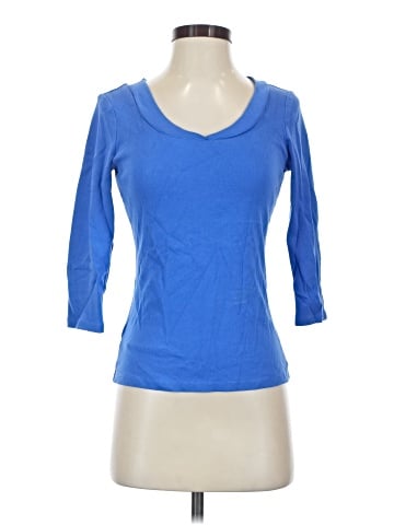 Ann Taylor 3/4 Sleeve T-Shirt (view 1)