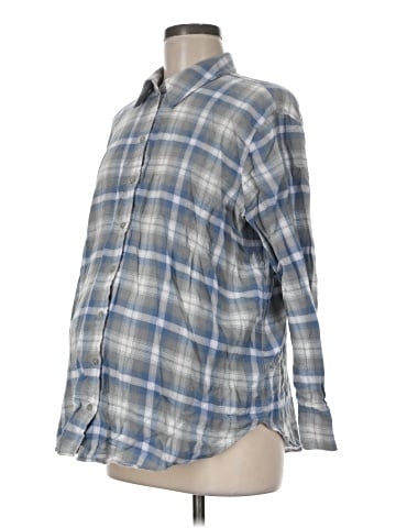 Gap - Maternity Long Sleeve Button-Down Shirt (view 1)