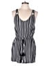 Derek Heart Stripes Gray Romper Size L - photo 1