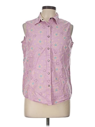 Wrangler Jeans Co Sleeveless Button-Down Shirt (view 1)