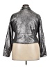 Torrid Metallic Silver Jacket Size 2X Plus (2) - photo 2