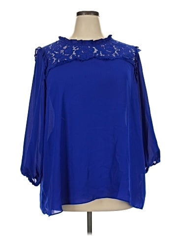 City Chic Long Sleeve Blouse (view 1)