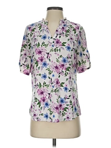 Perseption Concept Short Sleeve Blouse (view 1)