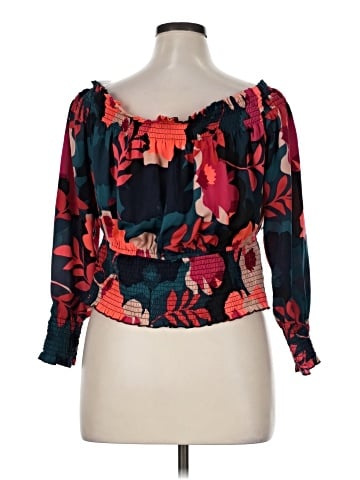 Express 3/4 Sleeve Blouse (view 2)