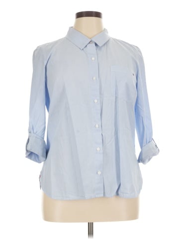 Tommy Hilfiger 3/4 Sleeve Button-Down Shirt (view 1)