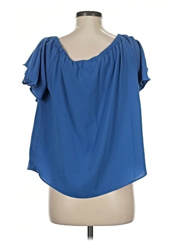 Jennifer Lopez Short Sleeve Blouse (view 2)