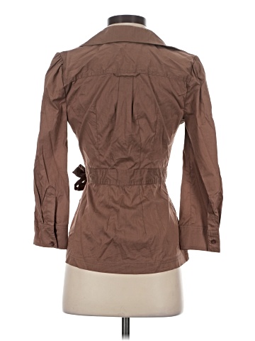 Bebe 3/4 Sleeve Button-Down Shirt (view 2)