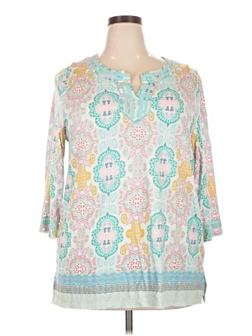 Talbots 3/4 Sleeve T-Shirt (view 1)